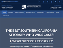 Tablet Screenshot of cortrightlaw.com